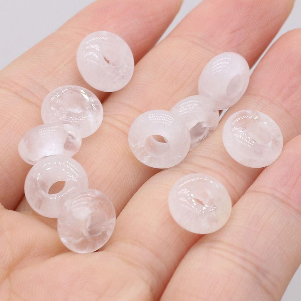 Agates Agates Stone Beads Colorful Lotus Perforated Beads Big Hole Loose Beads Girl Gifts