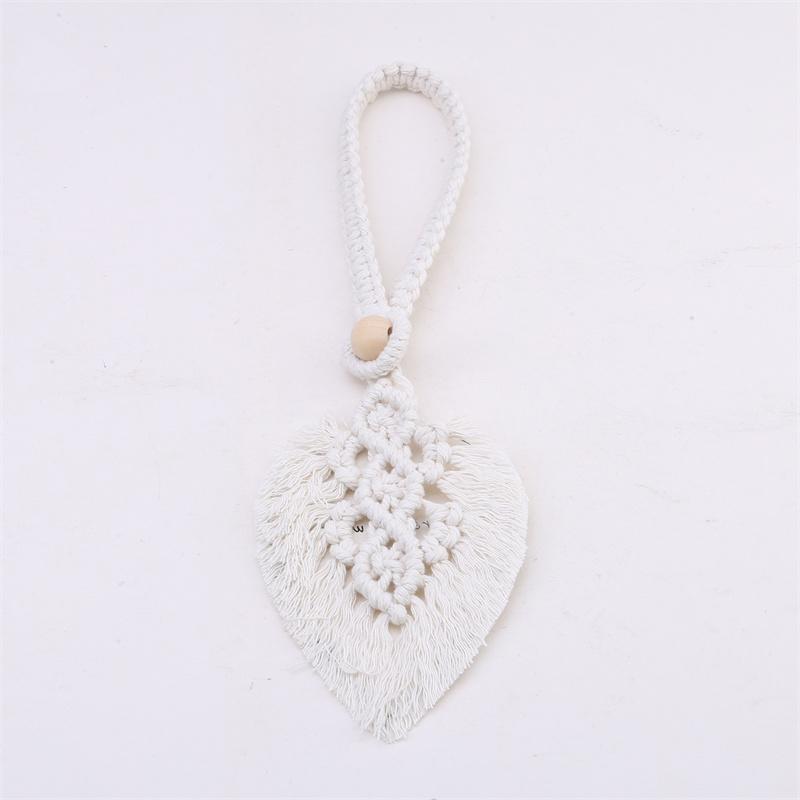 Подхват для штор ручной работы с подвеской в ​​форме листа и кисточкой, держатель для штор, ремни, декоративная занавеска для гостиной