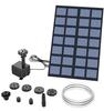 Solar Fountain with 6 Nozzles - 1.4W Solar Panel Floating Water Pump for Bird Baths, Pools,Garden DIY Waterfall Yard Decor
