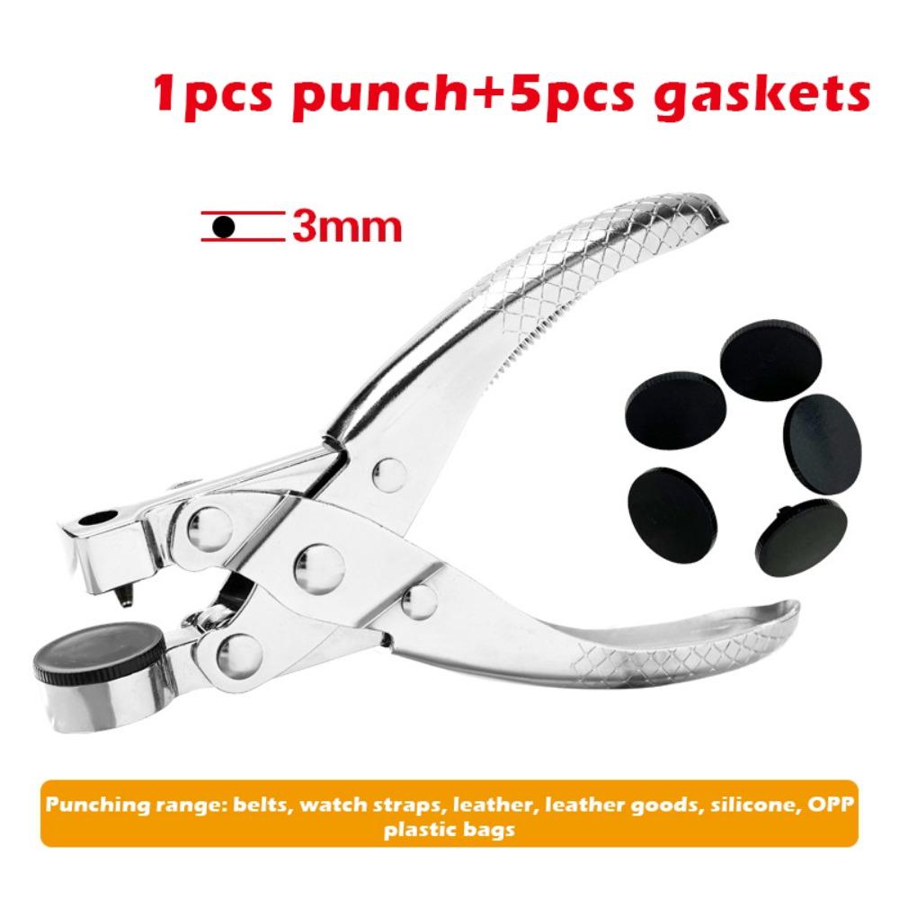 Дырокол из углеродистой стали Круглое отверстие Люверс Дырокол Ремешки для часов Дырокол Инструмент для рукоделия