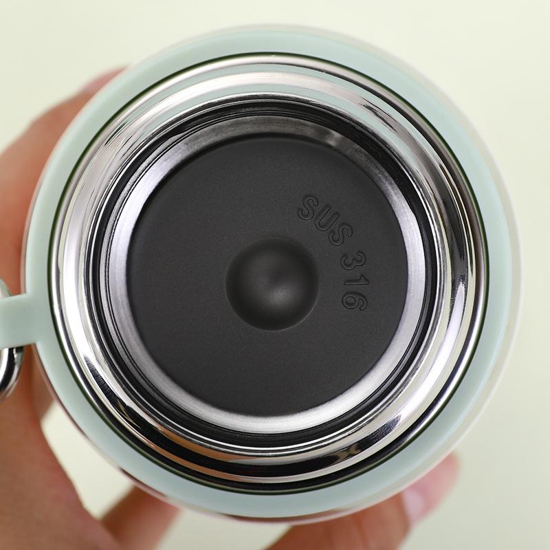 800ml Stainless Steel Thermos Water Bottles with Handheld Rope Outdoor Travel Leak-proof Portable Coffee Cups Drinkware Gifts