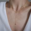 S925 Sterling Silver Layered High-Grade Necklace Versatile Fashion Long Sweater Chain for Women