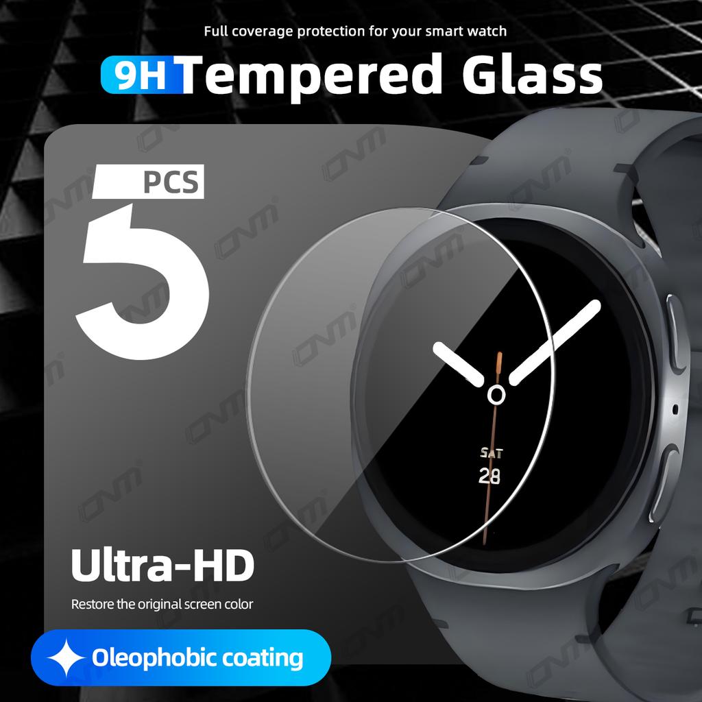 Защитное стекло для экрана Samsung Galaxy Watch 8 Classic - Твердость 9H, Ultra-HD, Устойчивость к царапинам