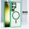 Magnetic Wireless Charging Phone Case Galaxy S26 Ultra With Clear TPUAcrylic Back Metal Camera Ring Drop Protection
