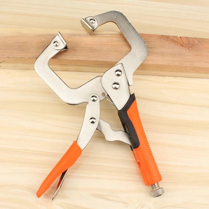 C Type Clip Vise Grip Woodworking Face Clamps 6/9/11/14/18-inch Cabinets High Quality Grip Locking Plier Multi-Function Steel