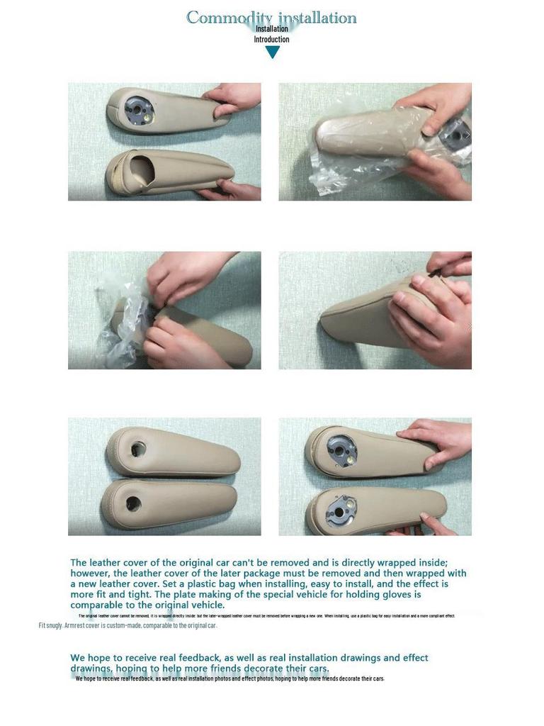 Кожаная накладка на подлокотник для сидений Lexus RX300, RX350, RX400h 2003-2009 годов выпуска