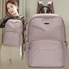 Solid Color Backpack Women Travel Large Capacity Backpack
