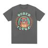 Funny Bober Kurwa Print Graphic Tee Shirt Men's Casual Fashion Short Sleeve T-shirt Summer Unisex 100% Cotton Oversized T Shirts