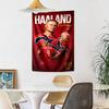 Haaland Wall Tapestry Psychedelic Art Ideal For Dorm Wall Balcony Bedroom Multipurpose Exotic Pattern Gift For Birthday