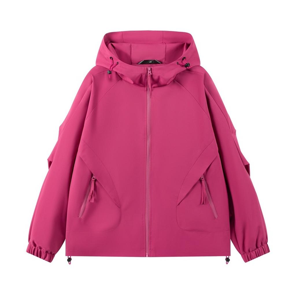 Мужская водонепроницаемая универсальная куртка с капюшоном, свободная повседневная уличная ветровка