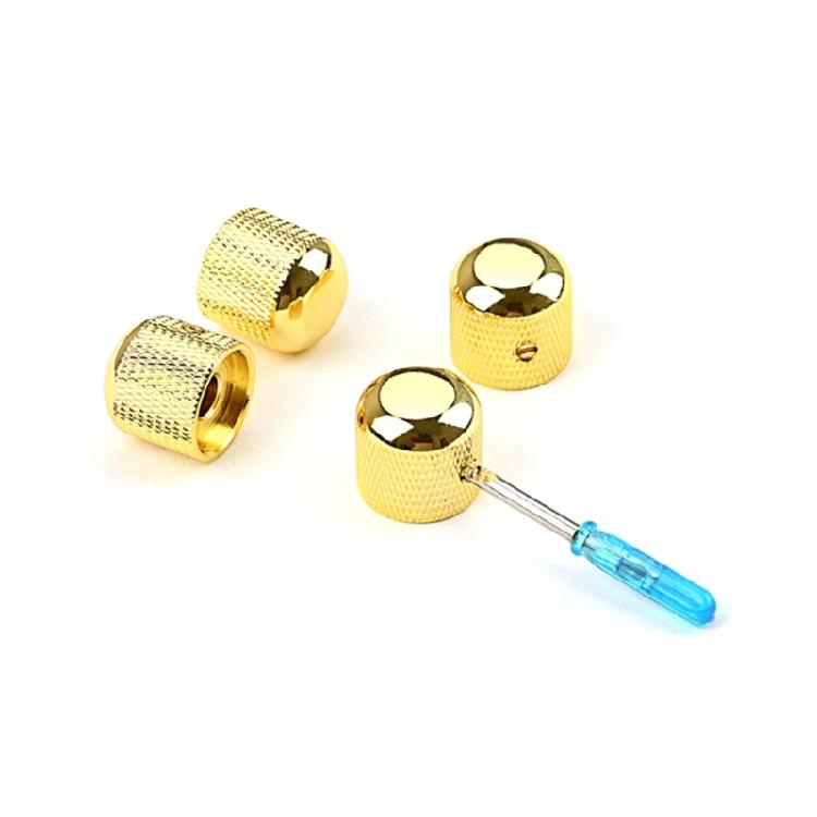 4Pcs Guitar Knobs Volume Tone Control Guitar Knobs Top Hat Knobs 6mm Shaft Hole