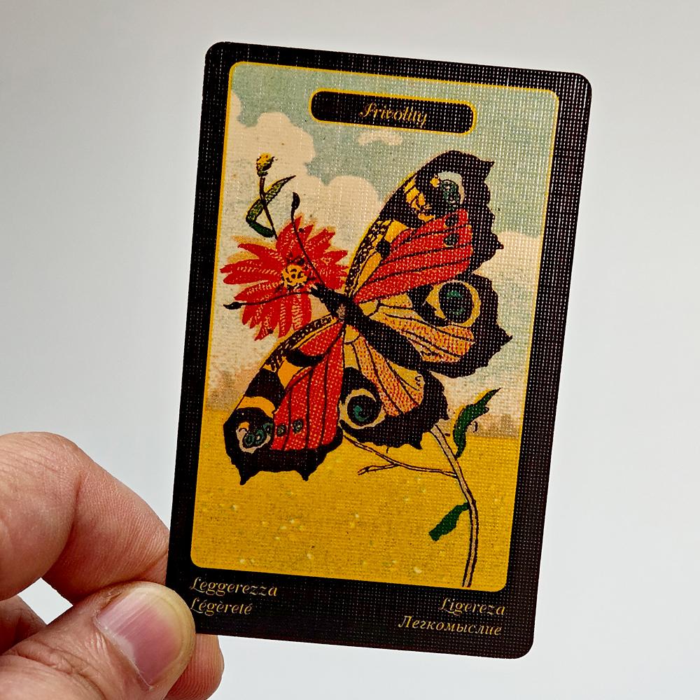 9*6см Цыганская Оракульная Колода Английское и Испанское издание 52 шт. Оракульные карты, напечатанные на кардстоке 350 г/м2 с двойным тиснением