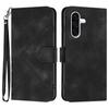 For Samsung Galaxy A36 5G Wallet Case Line Imprinted PU Leather Phone Cover with Strap