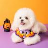 Halloween Pet Bib Dog Scarf Cat Hat Handmade Knitted Collar Saliva Towel Pumpkin Clothing Accessories
