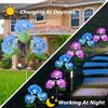 Solar Lights Outdoor Garden Light Waterproof Solar Garden Lights with Hydrangea Flower Lights LED Solar Powered Landscape Lights