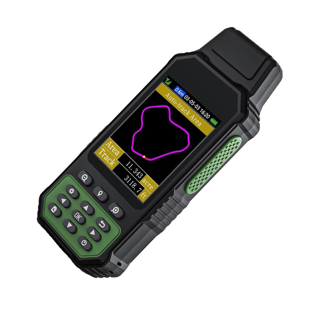GPS-измеритель площади земли Цифровой ручной геодезический прибор 3,2-дюймовый цветной экран Поддержка GNSS 7 методов измерения уклона