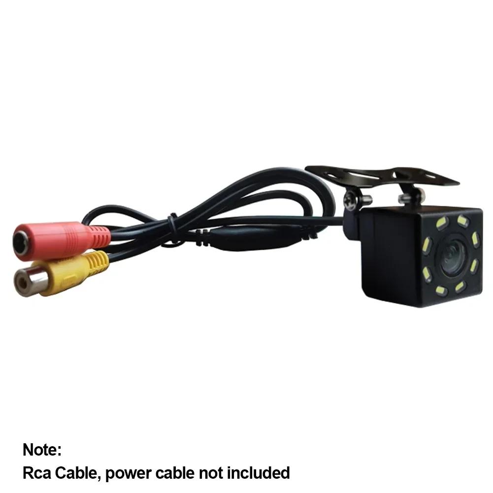 Автомобильная камера заднего вида, камера заднего вида для парковки, водонепроницаемая IP68, светодиодный монитор заднего вида с ПЗС-матрицей и функцией ночного видения, изображение высокой четкости