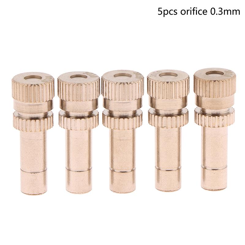 5 шт. 6 мм быстроразъемный распылитель тумана, распыляющая насадка для туманообразования, садовый дождеватель для полива водой, для системы охлаждения туманом