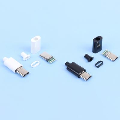 2 комплекта Type-C Mirco USB 3.1, сильноточный разъем для быстрой зарядки, штекер