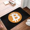 Биткоин Криптовалюта Крипто Цифровой Код Коврик для двери Коврик Противоскользящий BTC Блокчейн Ванная Кухня Гараж Ковер Ковер 40*60см