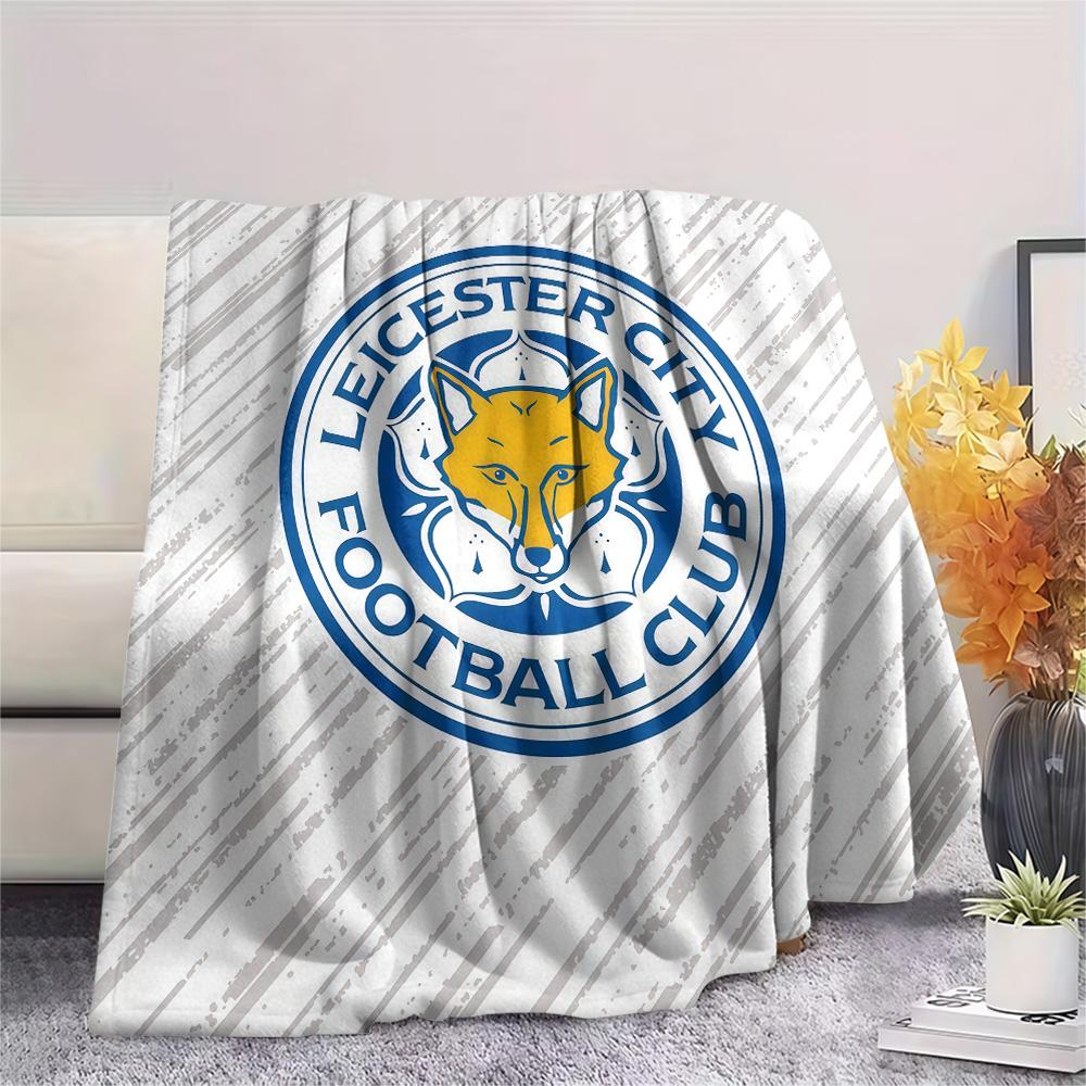 Leicester City Football Club Flannel Blanket, High quality Comfortable for All Seasons, Home Decor, Warmth and Comfort