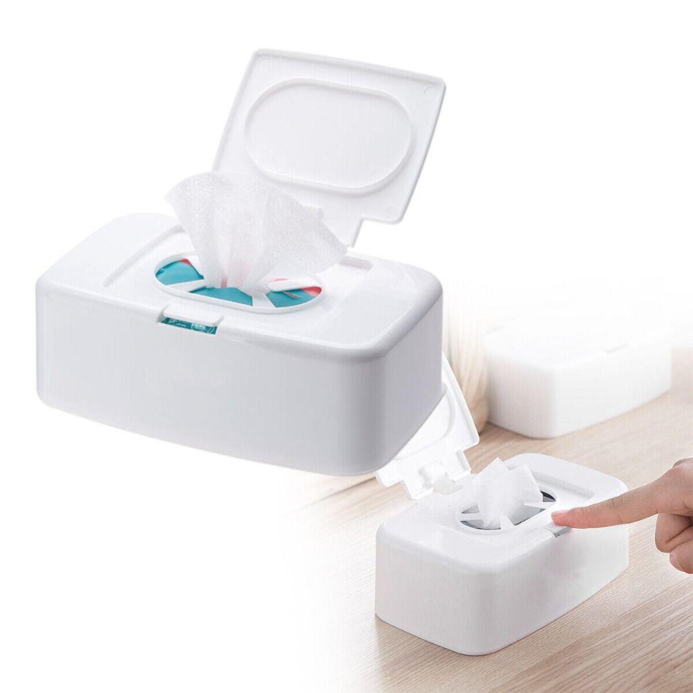 Practical Office Home Wipes Napkin Storage Box Wipe Holder Wet Tissue Box Wipe Dispenser