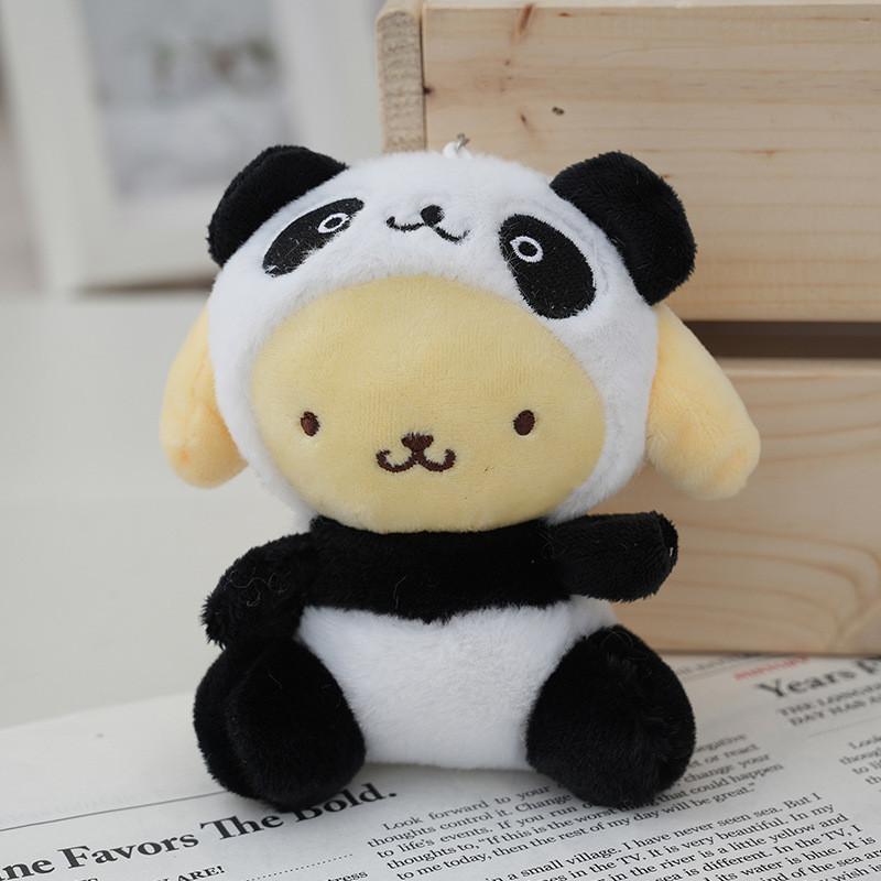 Adorable Panda Costume Pochacco Plush Toy Soft And Huggable Stuffed Animal Doll