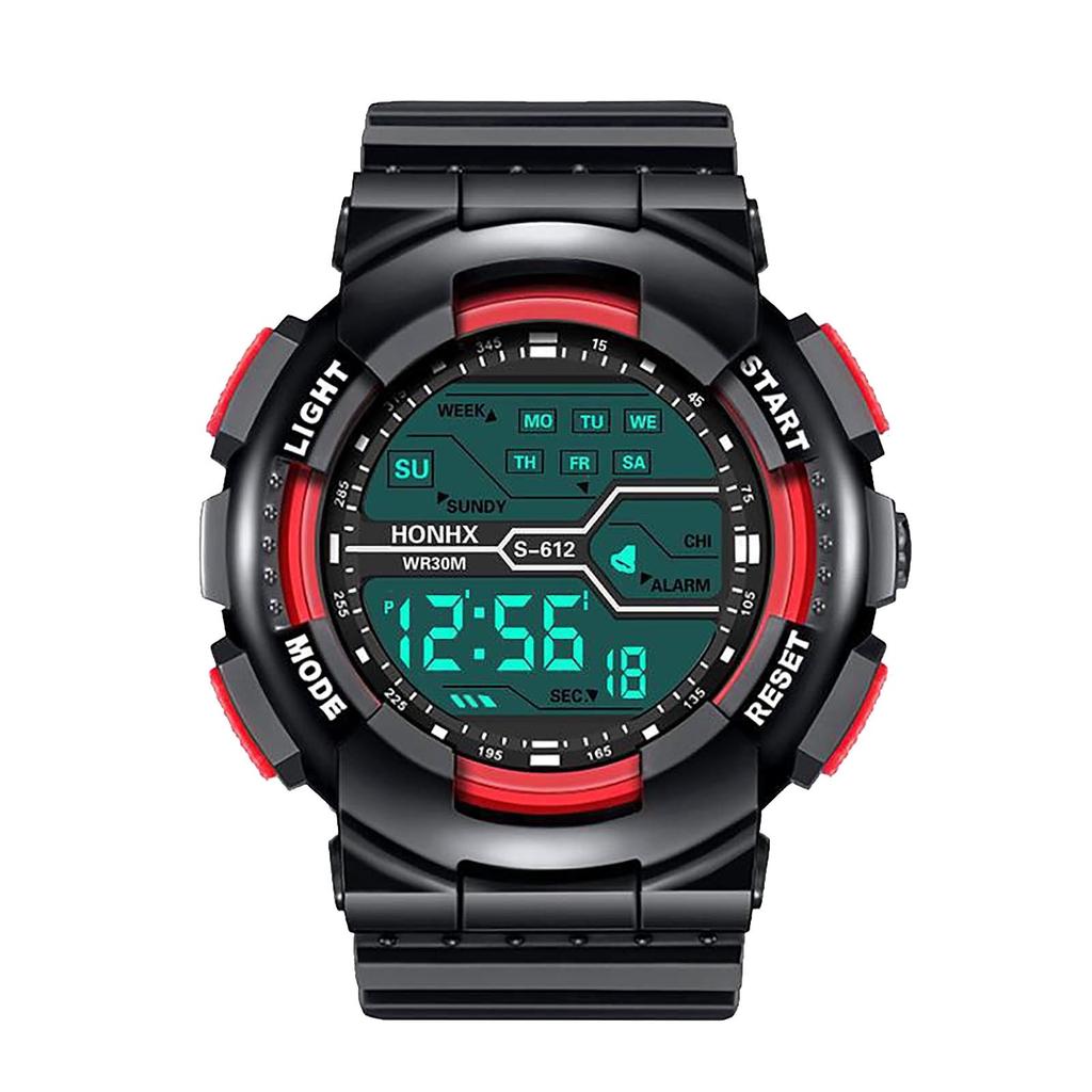 H-onhx Led Digital Watch A Variety Of Styles Of Cool Sports Electronic Watches With 4 Buttons Life Waterproof Watch