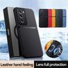 PU Leather Magnetic Case for OPPO Reno 12 Pro 5G 12F 12FS 11 11F 10 Pro Plus Protective Cover Hard Back Shell Coque Fundas Capa