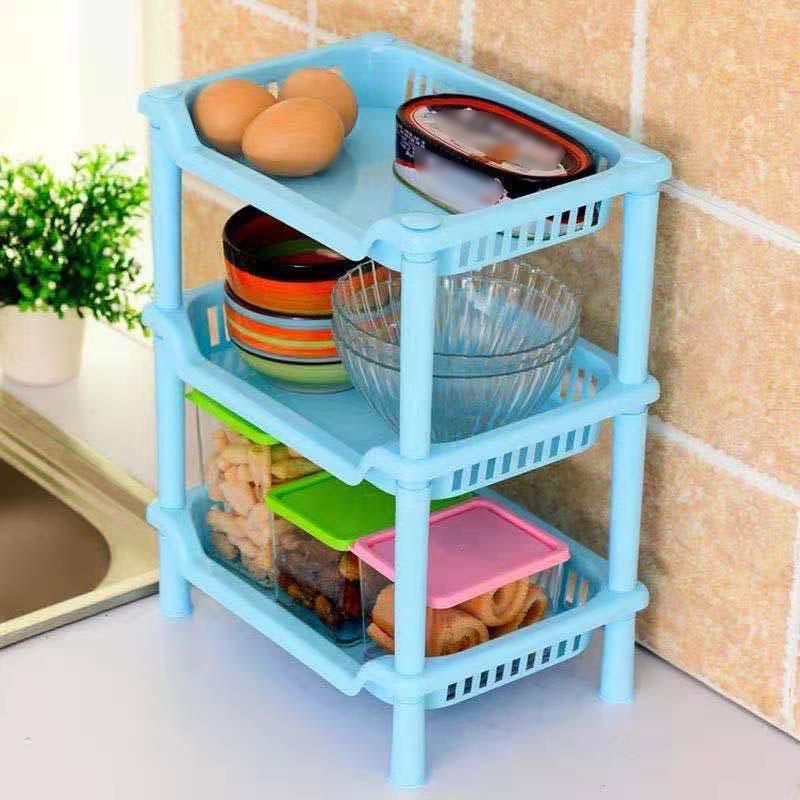 Bathroom Shelves Kitchen Small Storage Rack Bathroom Sundries Storage Rack Snack Rack Children's Toy Storage Rack Kitchen Organizers