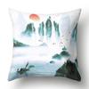Чернила пейзажная живопись наволочка для спальни украшение дома офисное сиденье гостиная диван наволочка 45x45 см