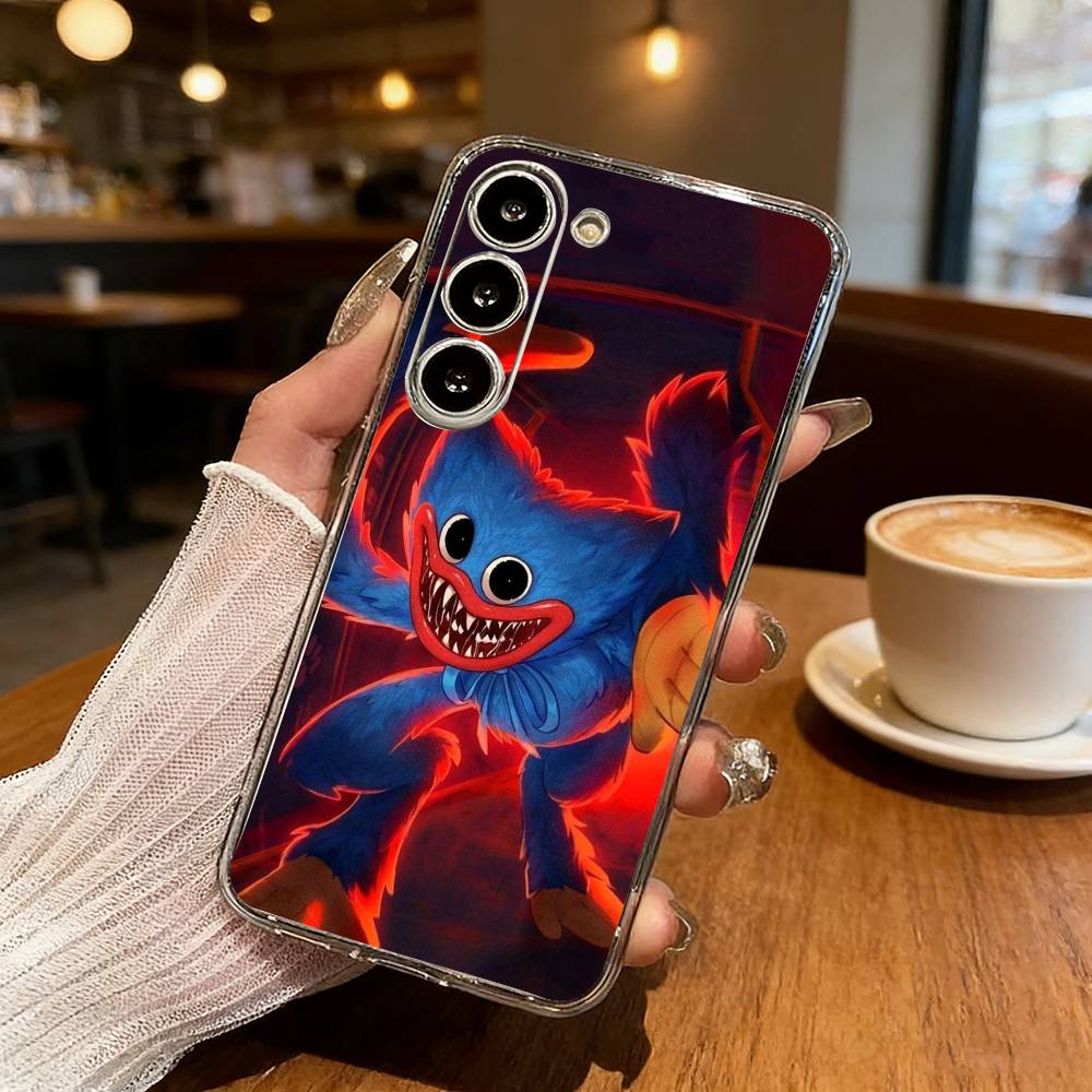 Чехол для телефона H-huggy W-Wuggy для Samsung S25,S24,S21,S22,S23,S30,Ultra,S20,Plus,Fe,Lite Прозрачный чехол