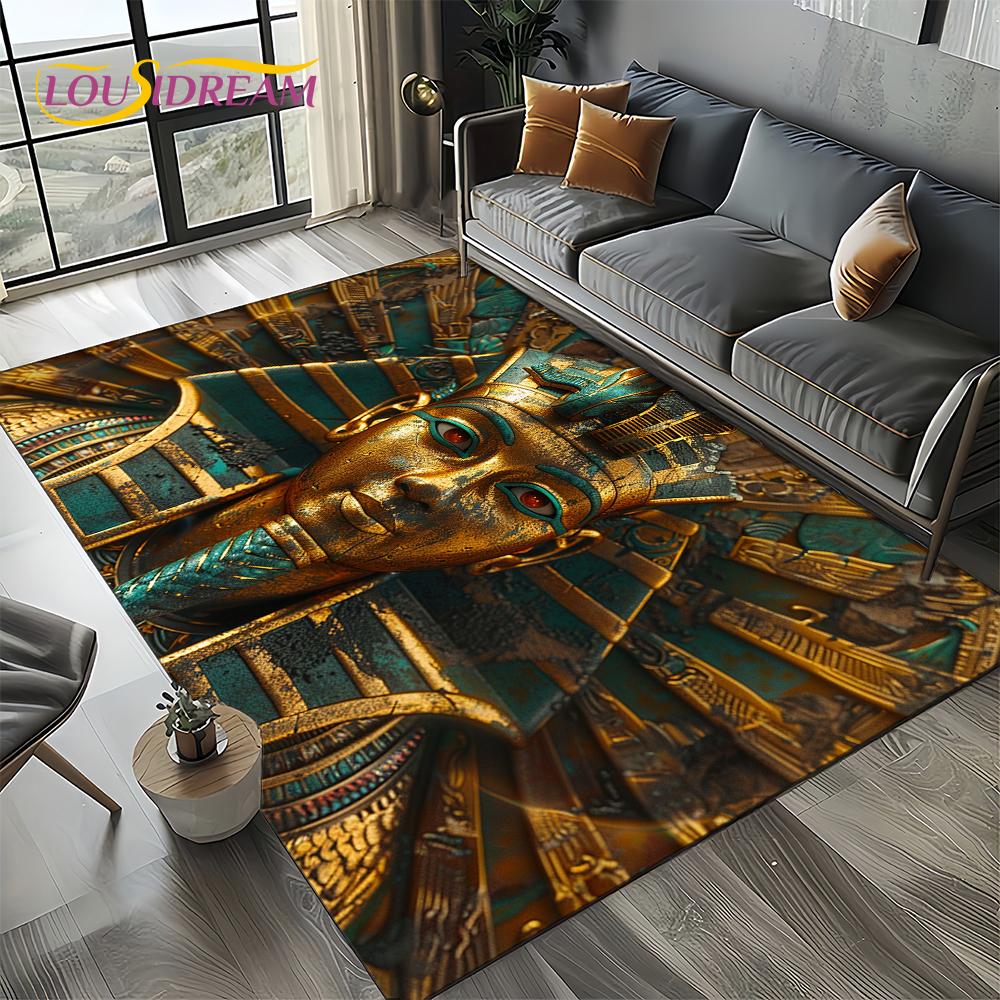 Древний Египет Смерть Анубис Фараон Гор Мифология Ковер Коврик для Гостиной Спальни Дома Дивана, Ковер Нескользящий Коврик для Пола