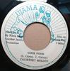 7-дюймовая пластинка COURTNEY MELODY - Cook Food NONE Ujama 1987 Ямайка Регги, Ска и Даб Б/У