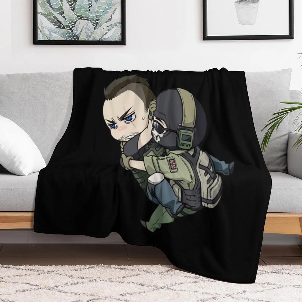 Плед Call of Duty Modern Мягкий однотонный плед для дивана кровати