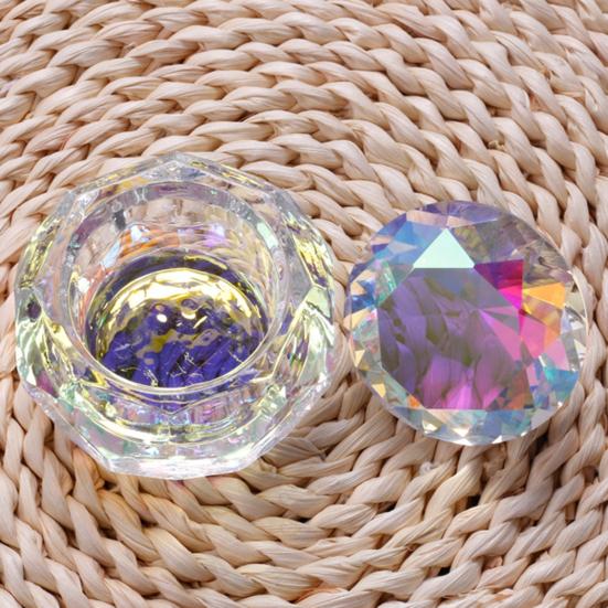 Yousheng Nail Art Dappening Dish Широкое применение Износостойкий аксессуар для ногтей Акриловая жидкая пудра Dappen Plate Bowl для салона