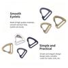 4 Colors Triangle Carabiner 32mm Keychain Belt Buckles Spring Quickdraws Clip  Camping Hiking