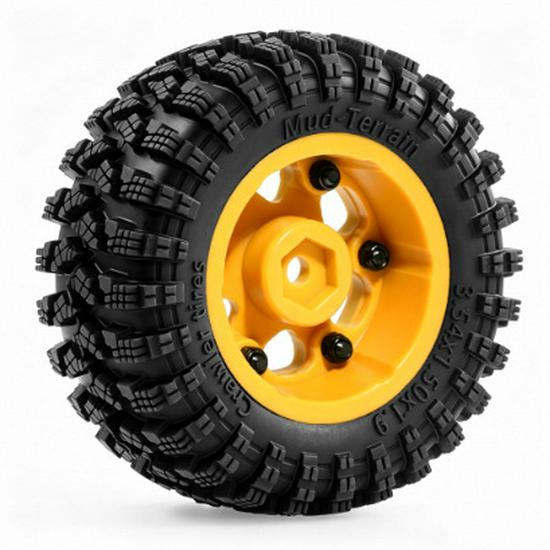 Off-Road Remote Control Car with 90mm Voodoo Tires & 1.9 Six-Spoke Plastic Wheels
