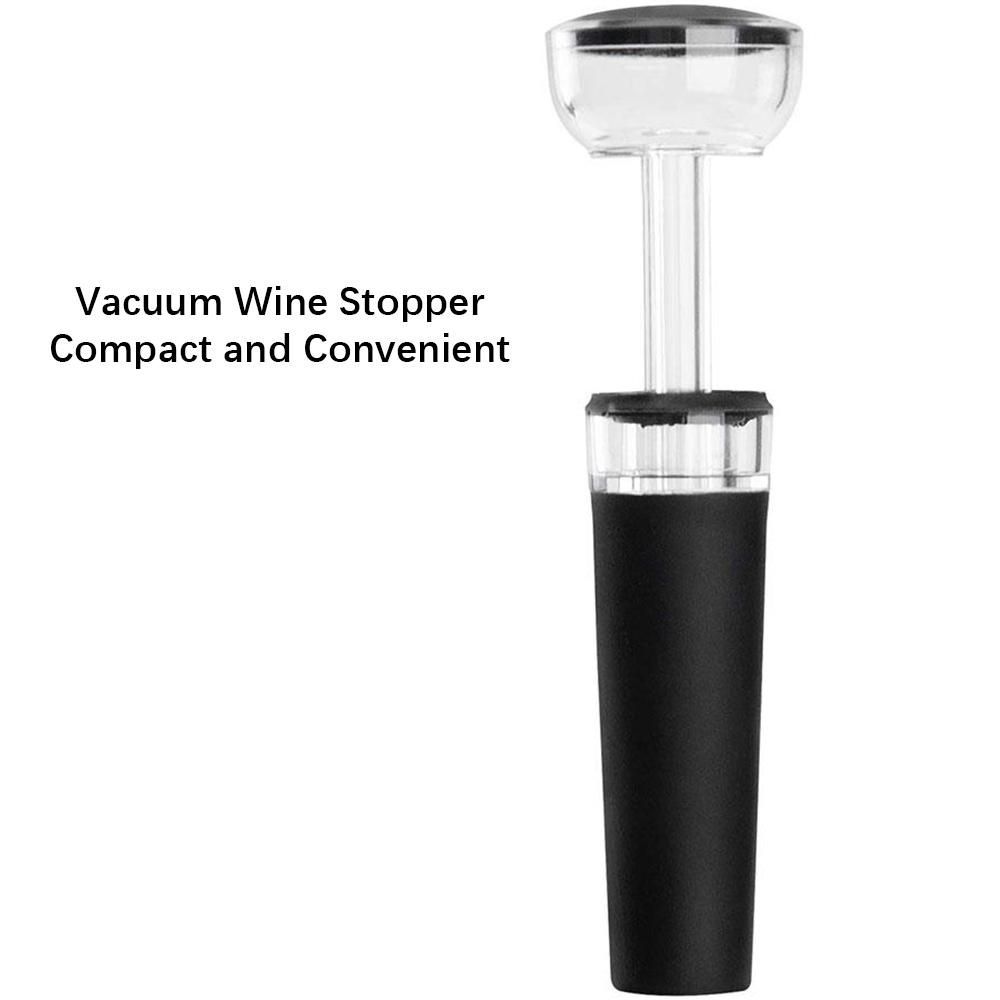 Вакуумная пробка для вина, пробки для винных бутылок со встроенным вакуумным насосом, силиконовые колпачки для герметизации винных бутылок, пробки для удаления воздуха Wine Saver