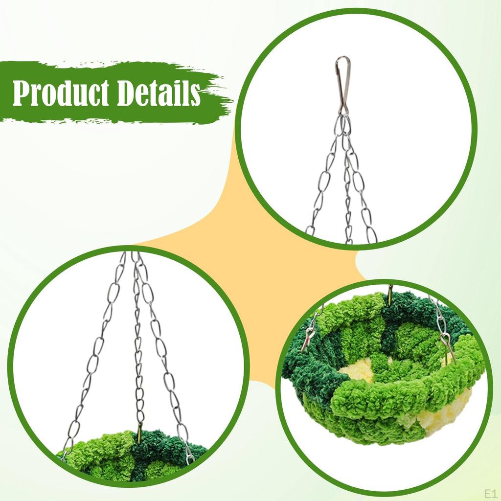 Nest Bed Hanging Bird Hammock Comfortable Cage Accessories Breeding for Parrots Lovebirds