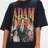 Vintage Adam Driver Retro T Shirt 90s Bootleg Style Actor Movie Fan Casual Oversized Vintage Washed Breathable Stretched