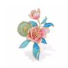 Chinese Style Enamel Color Peony Brooch High-End Female Personality Brooch Exquisite Cheongsam Hanfu Accessories Pin