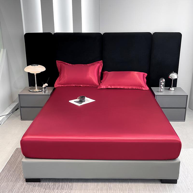 Трансграничный матрас из стираного шелка, матрас из бамбукового волокна, водонепроницаемый матрас, барьер от мочи, нескользящий фиксированный полностью закрытый защитный чехол для матраса