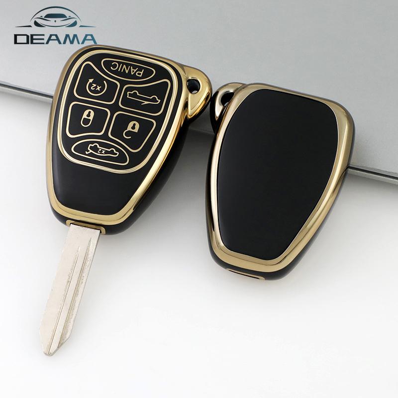 Для Jeep Grand Cherokee Wrangler JK Commander для Dodge Nitro Calibe для Chrysler 300C Pacifica TPU Чехол-футляр для ключа Колпачок jbzm1