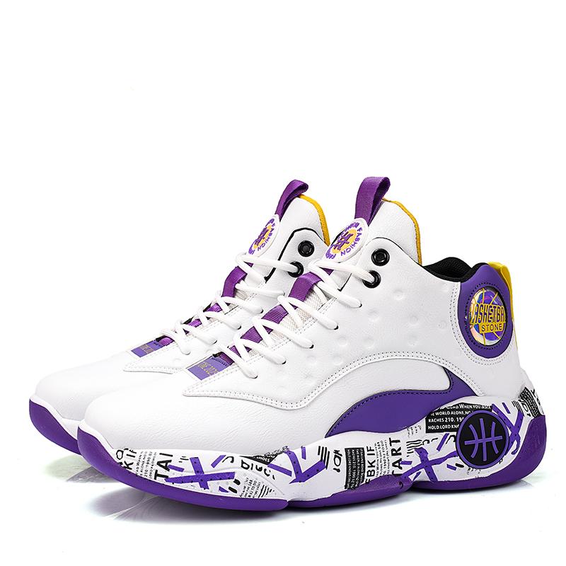 Баскетбольная обувь для молодежи, спортивная обувь для активного отдыха, мужская модная обувь, толстая подошва, повышающая студенческие спортивные противоскользящие свойства, амортизация