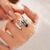 Vintage Cartoon Glaze Ring Delicate Opening Finger Ring Jewelry Animal Horse Ring Set  Girls