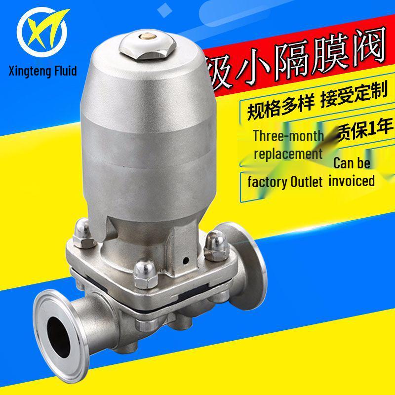 Stainless Steel DN8 DN10 Quick Connect 316 Diaphragm Valve for Food and Pharmaceutical Applications