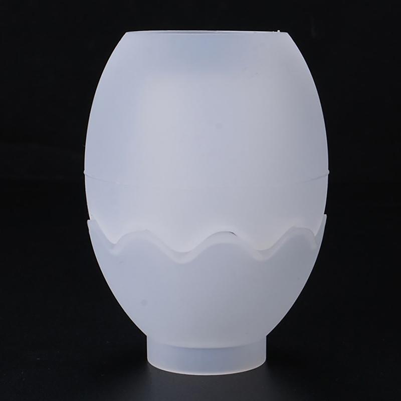 Egg Shape Candle Jar Mold Storage Box Silicone Mold With Lid Egg Candle Cup Gypsum Dripping Mold Craft Making Molds Decoration