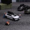 Ббураго 1:64 ZEEKR 007GT Легковой универсал из сплава Модель автомобиля Литье под давлением Металлический Спортивный Новый энергетический автомобиль Модель автомобиля Симуляция Детская игрушка Подарок
