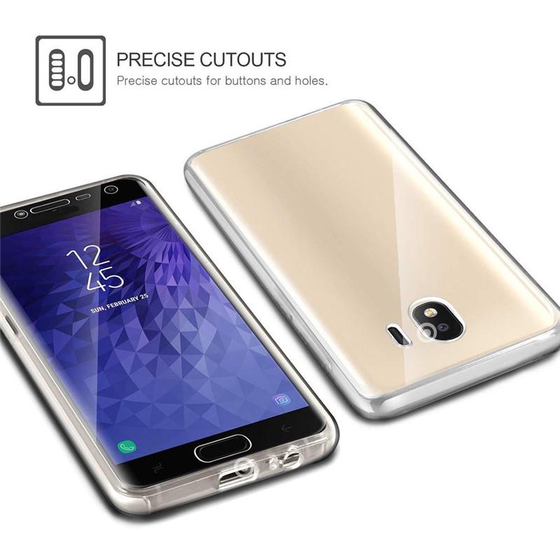 360° Full Body Cover Case For iPhone Samsung Huawei Honor Xiaomi Redmi OPPO OnePlus Anti Drop Clear Hybrid PC Hard Silicone Thin Shell